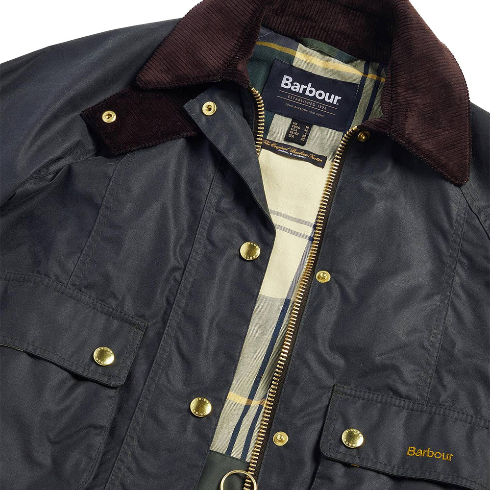 Barbour Cropped Beadnell Wax Woman