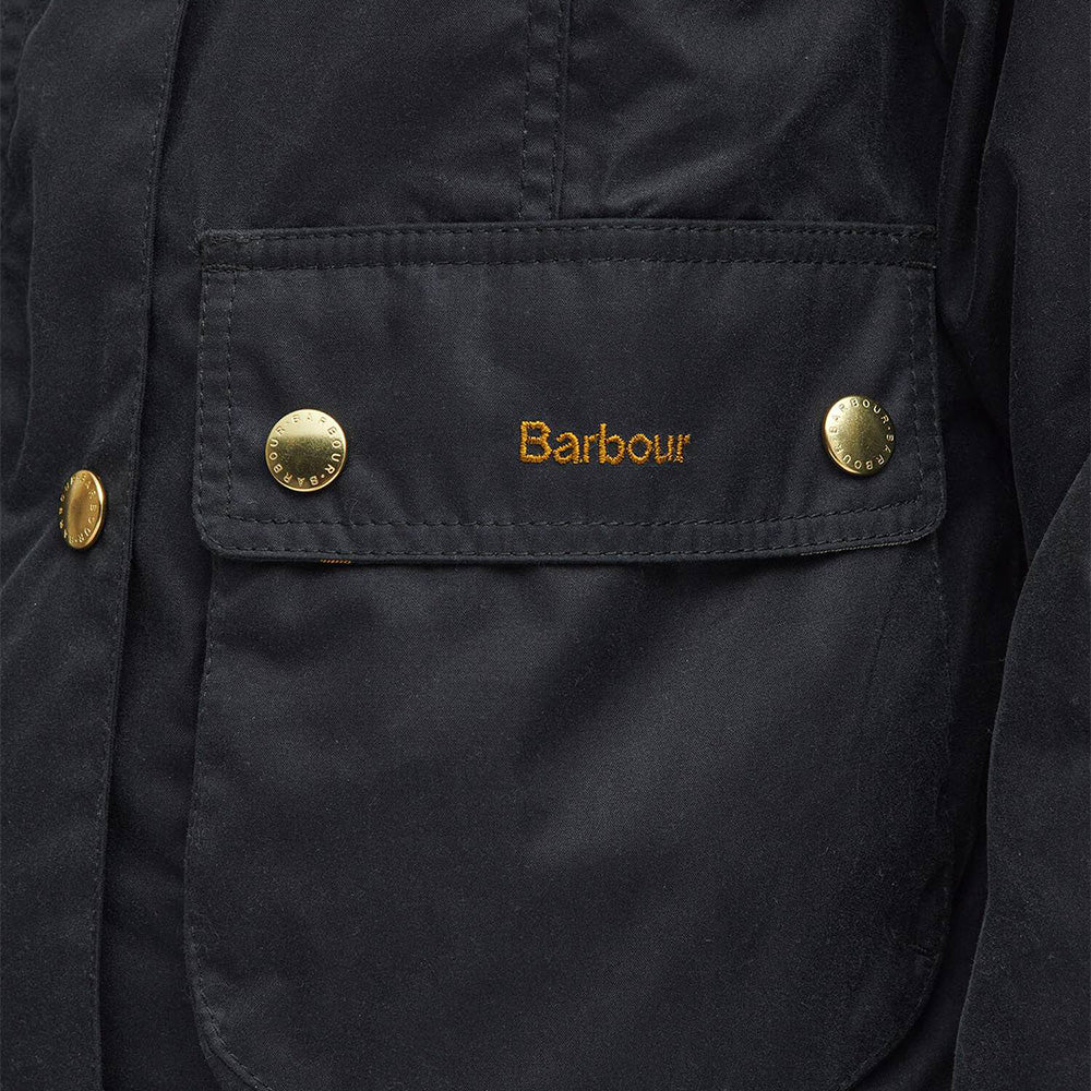 Barbour Cropped Beadnell Wax Woman