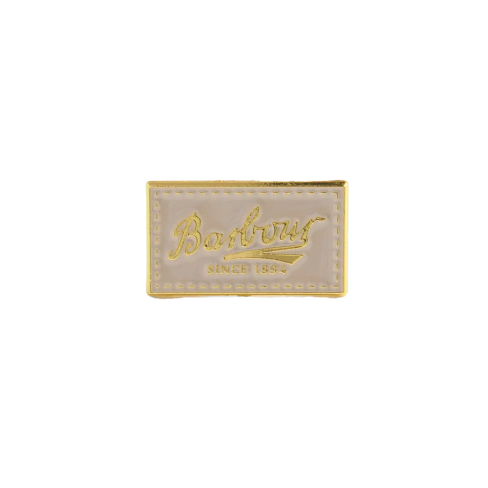 Barbour Green Label Logo Pin Badge