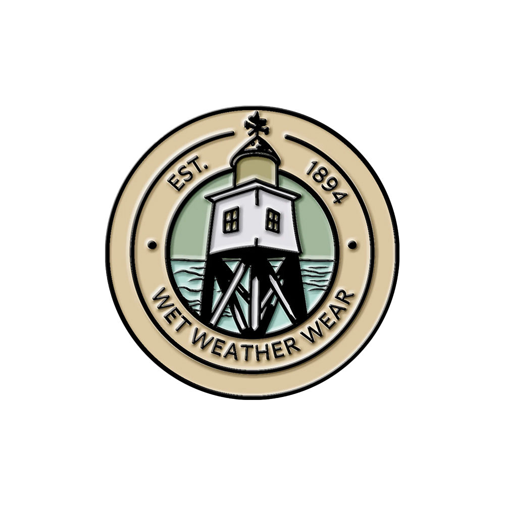 Barbour Lighthouse Pin Badge