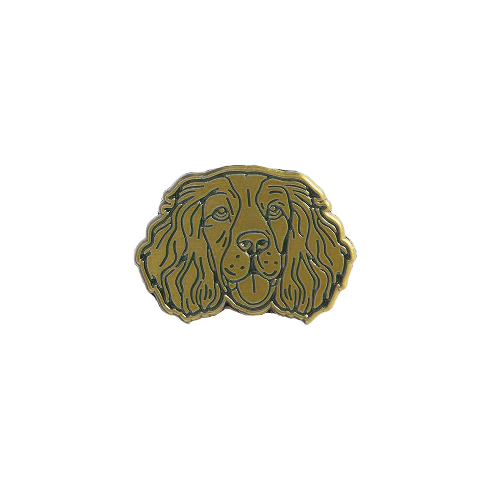 Barbour Spaniel Pin Badge