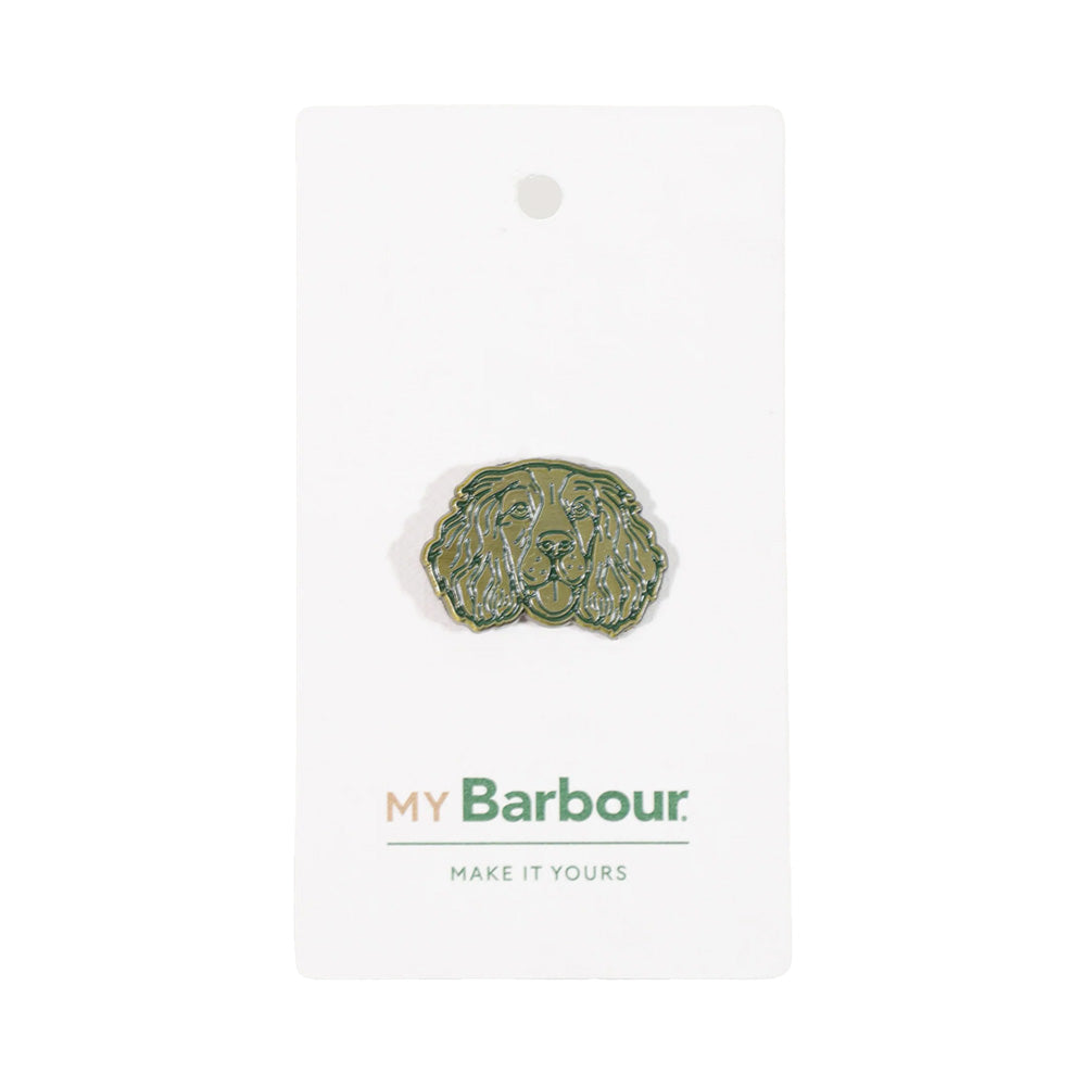 Barbour Spaniel Pin Badge