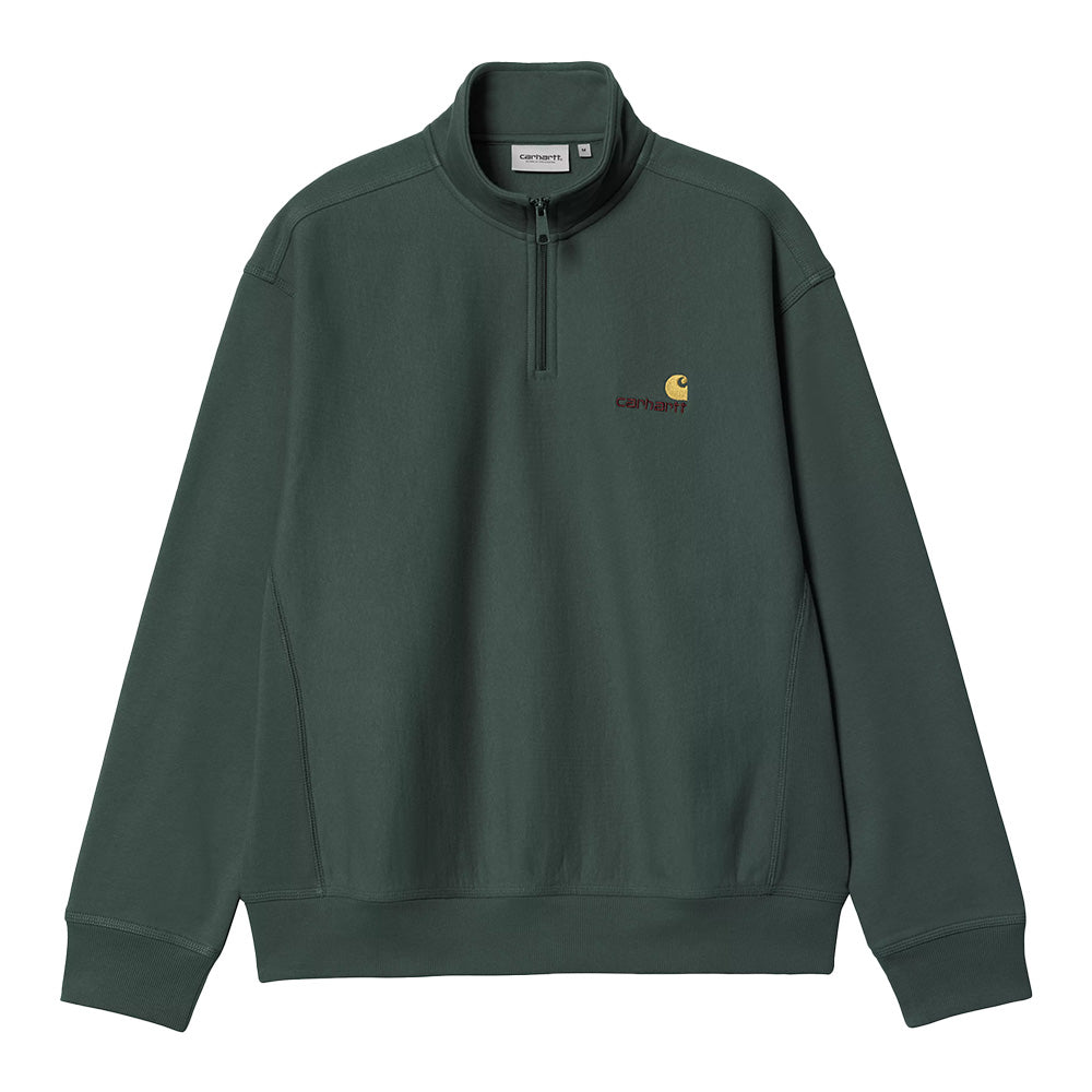 Carhartt Wip Half Zip American Script Sweatshirt