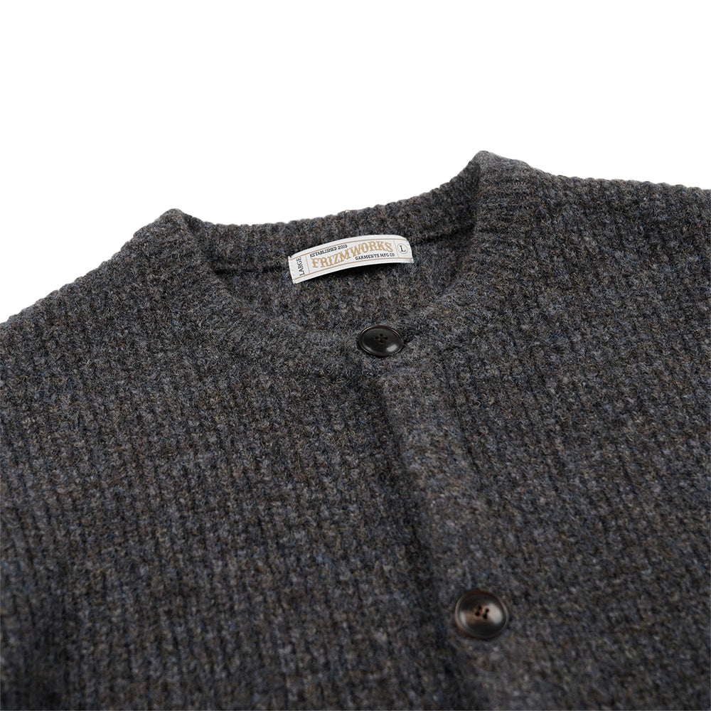 Frizmworks Brushed Wool Round Cardigan