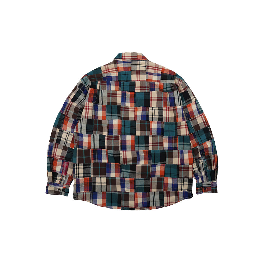 Frizmworks Madras Patchwork Relaxed Shirt
