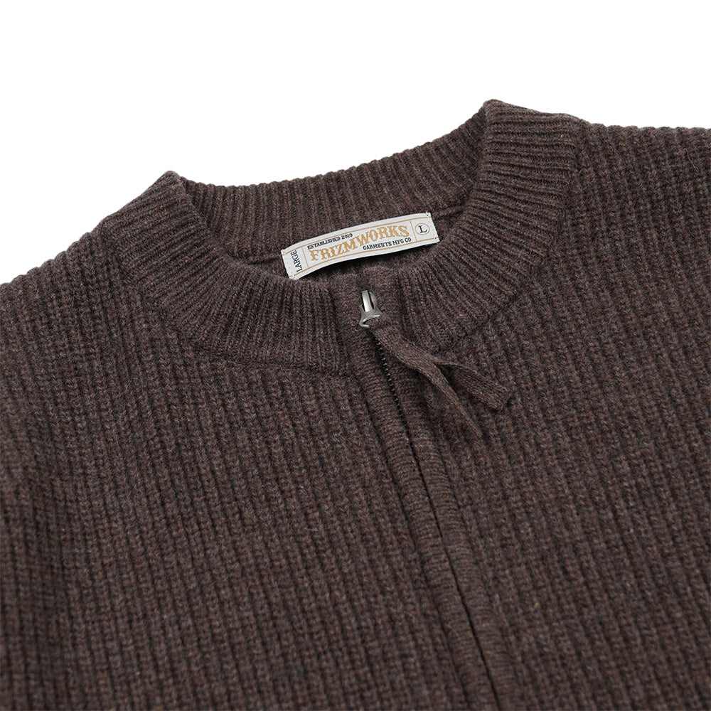 Frizmworks Wool Deck Zip-Up Cardigan