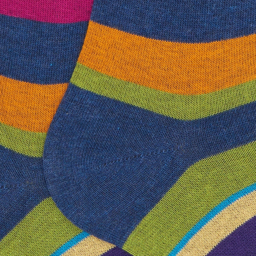 Long Rooster Multicolor Stripes