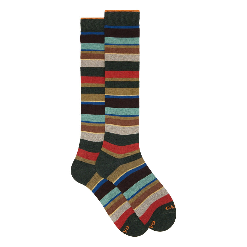 Long Rooster Multicolor Stripes