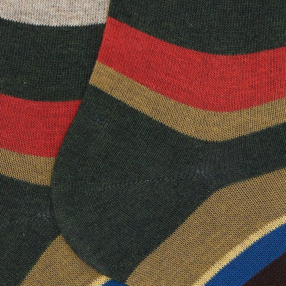 Long Rooster Multicolor Stripes