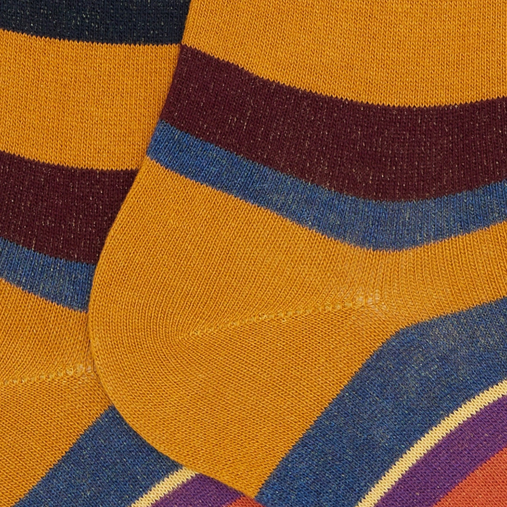 Long Rooster Multicolor Stripes