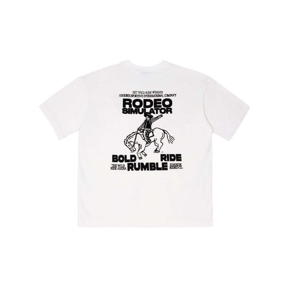 Goodies Sportive Rodeo Simulator White Tee