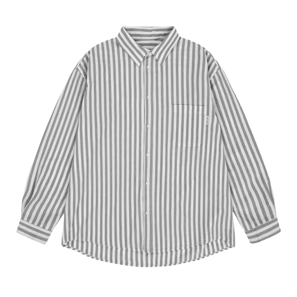Kappy Design Melange Stripe Shirt