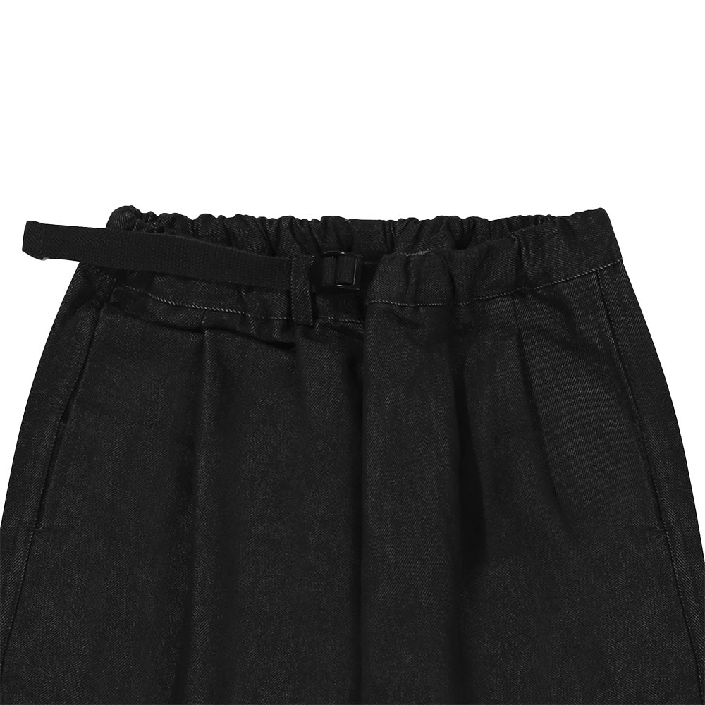 Kappy Design Two Tuck Wide Denim Pants