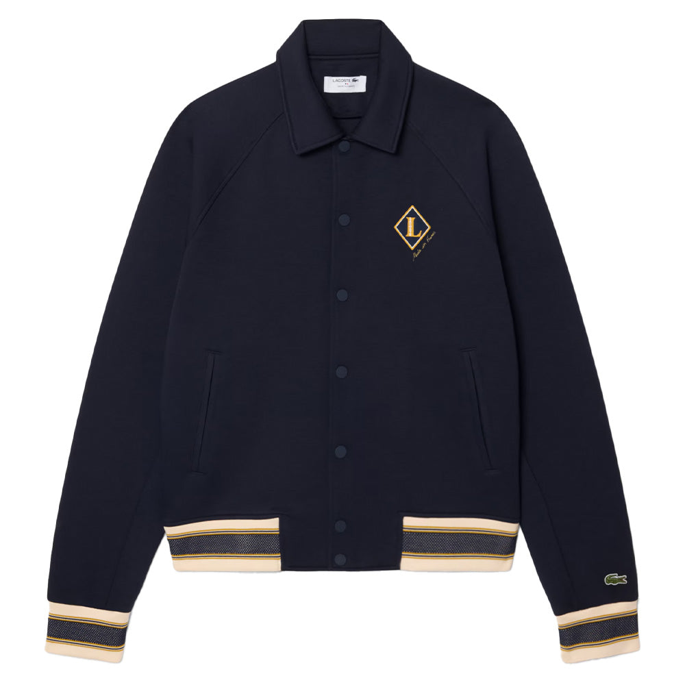 Lacoste Badge Accent Bomber Jacket