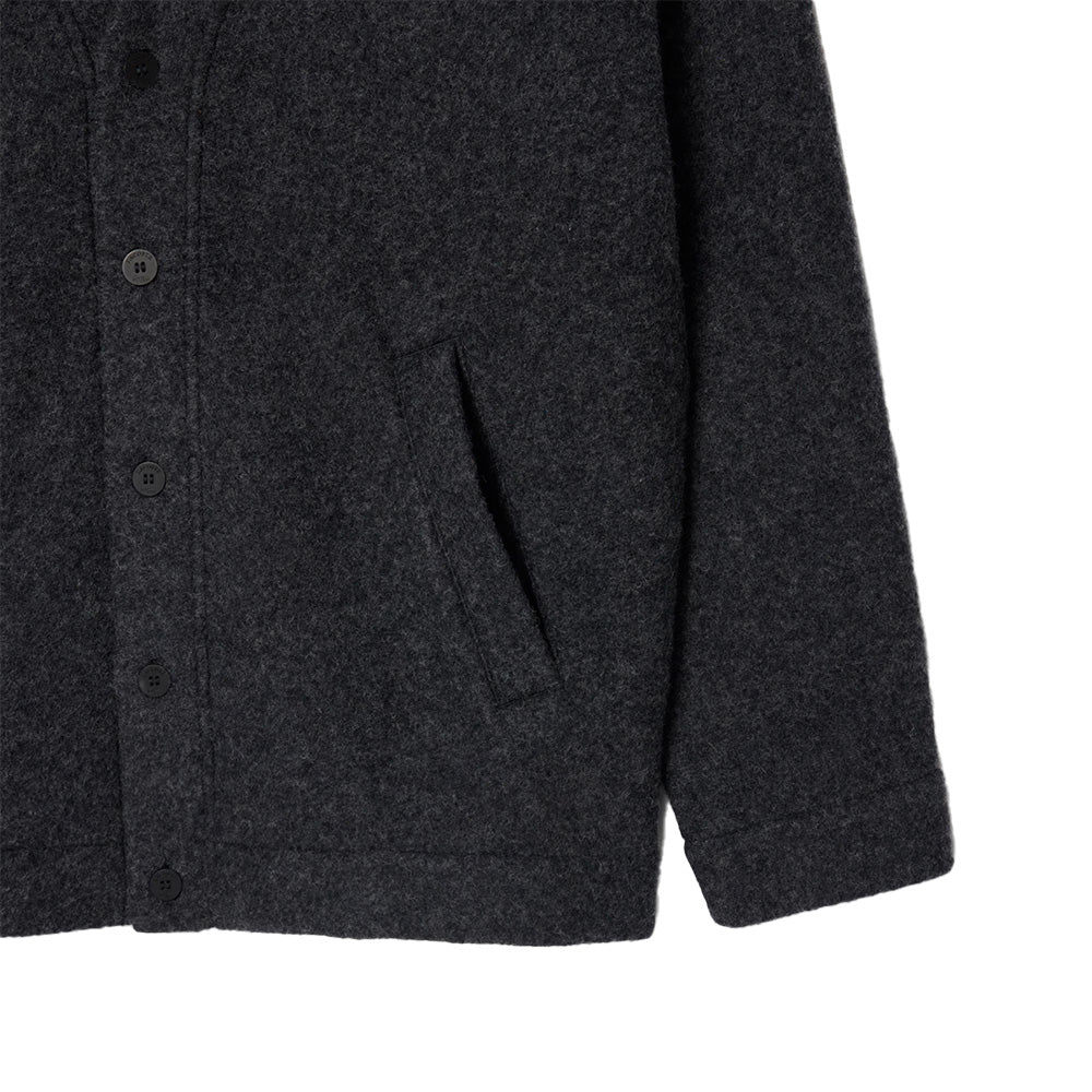 Lacoste Boiled Wool Cardigan
