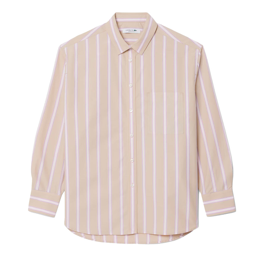 Lacoste Chambray Stripe Shirt Woman