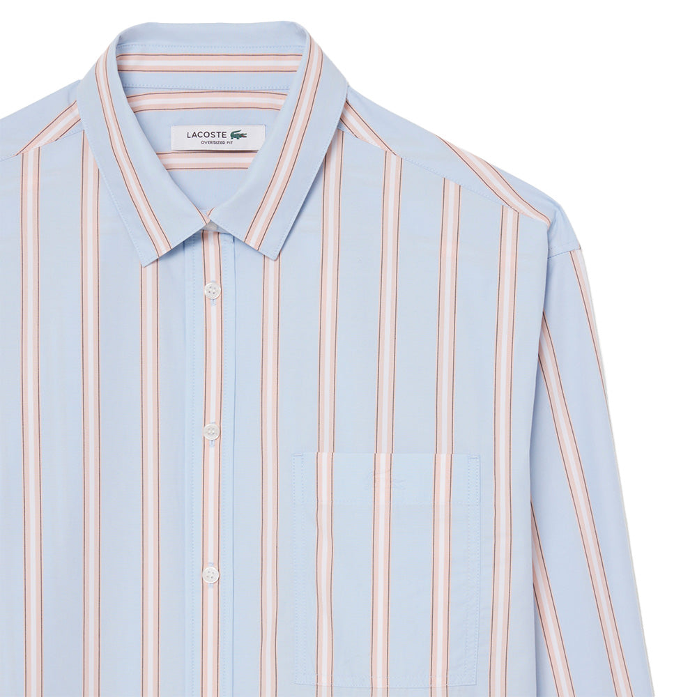 Lacoste Chambray Stripe Shirt Woman