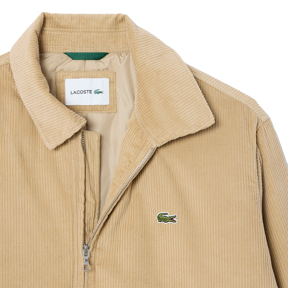 Lacoste Padded Corduroy Aviator Jacket
