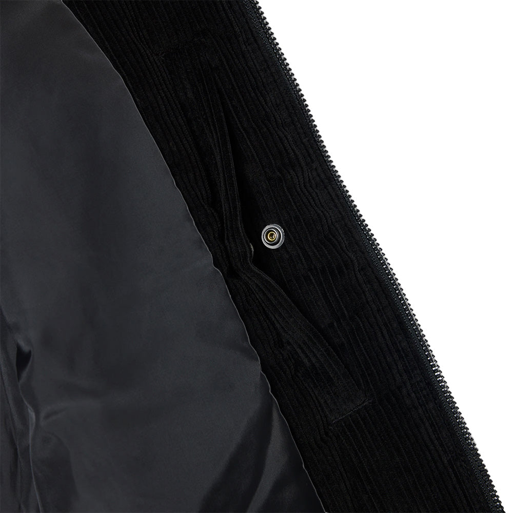 Lacoste Padded Corduroy Aviator Jacket