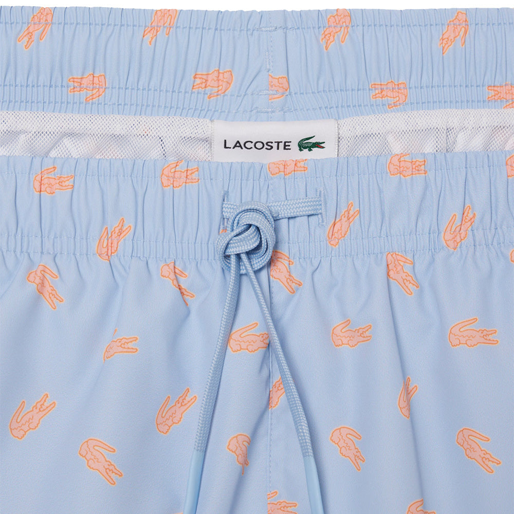 Lacoste Printed Swim Trunks