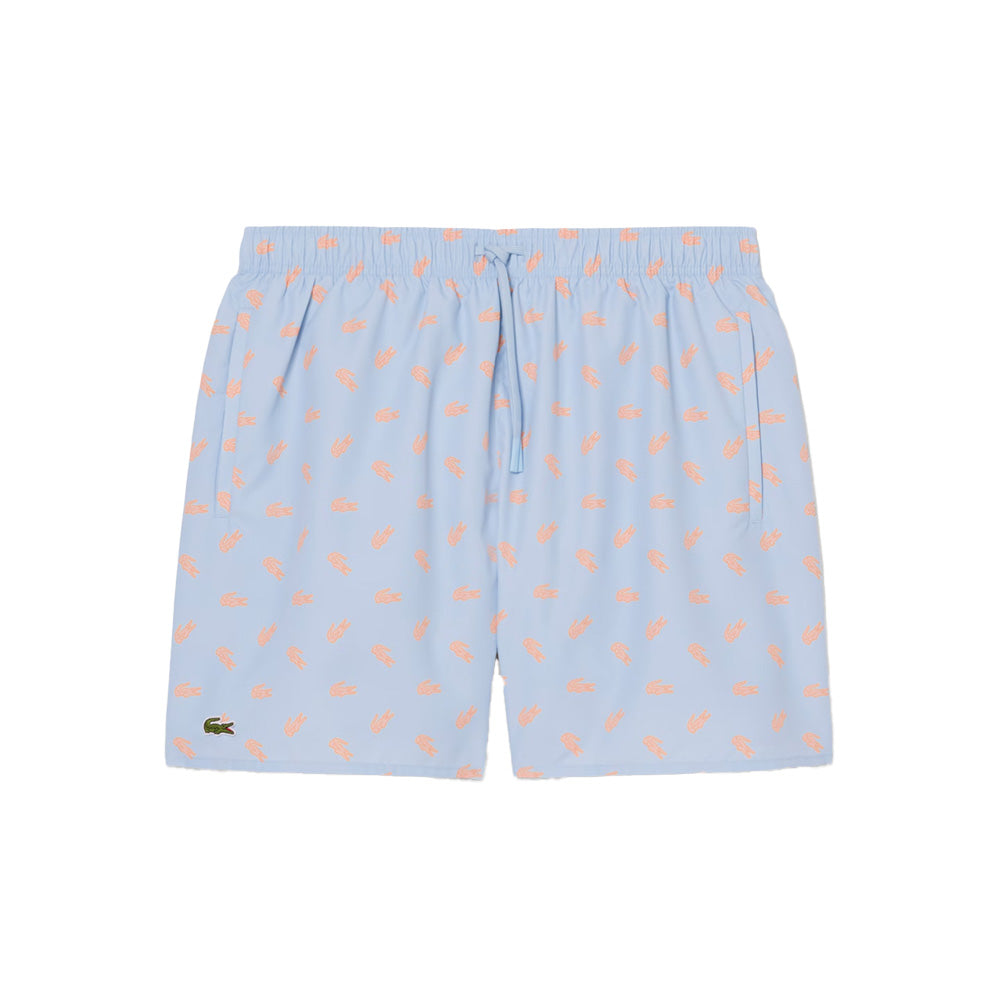 Lacoste Printed Swim Trunks