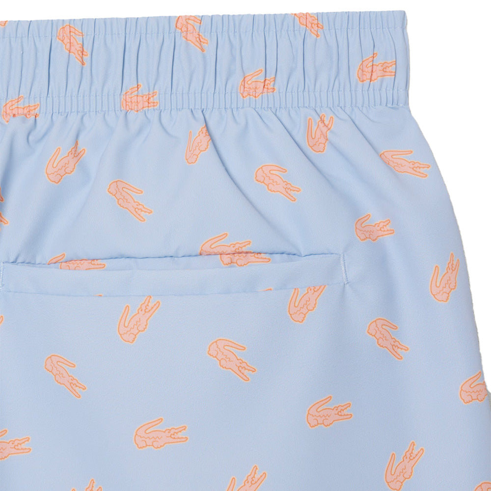 Lacoste Printed Swim Trunks