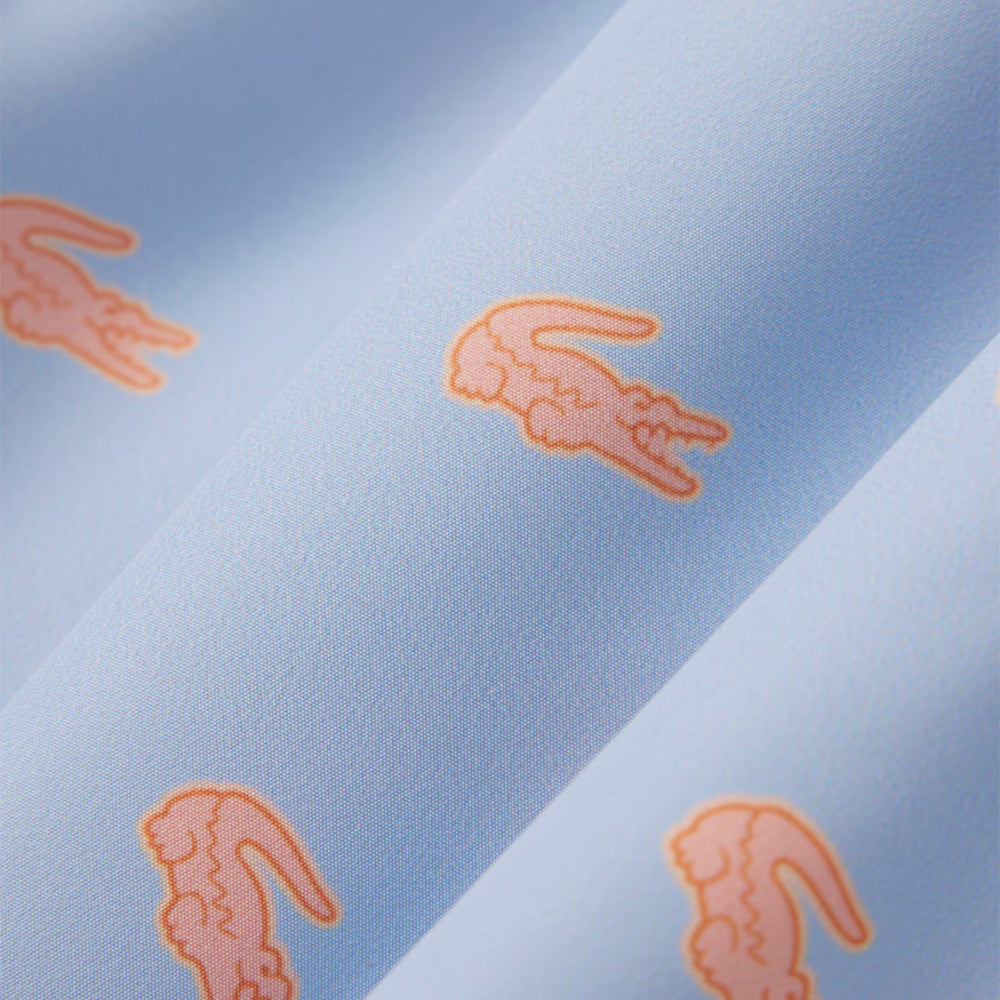 Lacoste Printed Swim Trunks