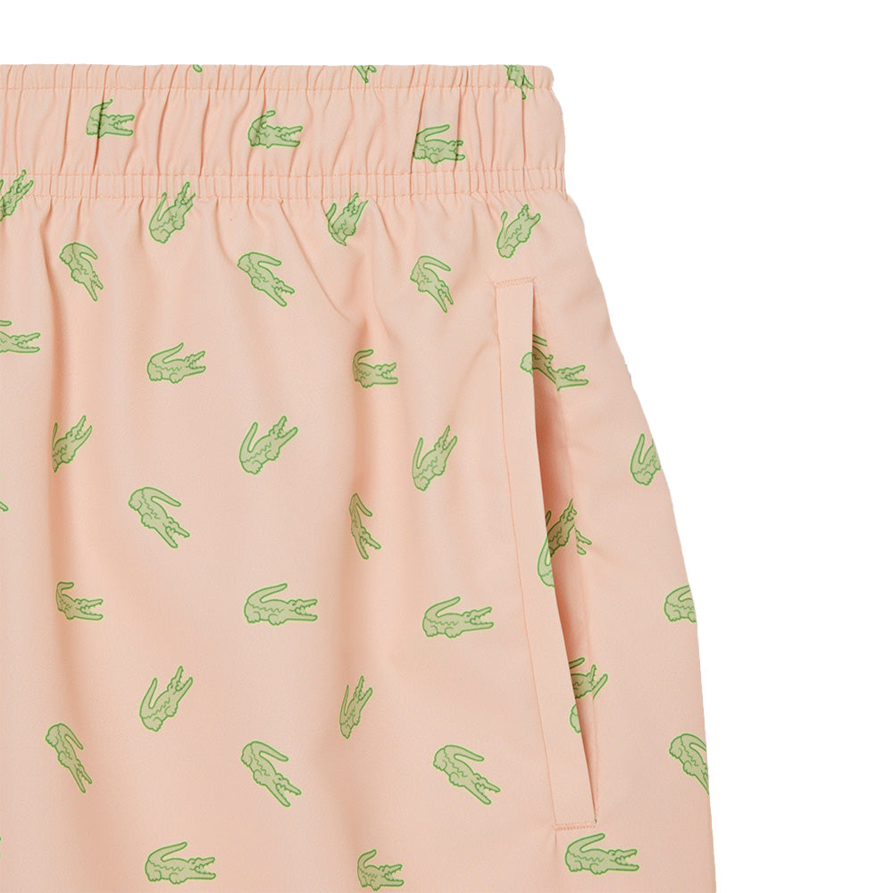 Lacoste Printed Swim Trunks