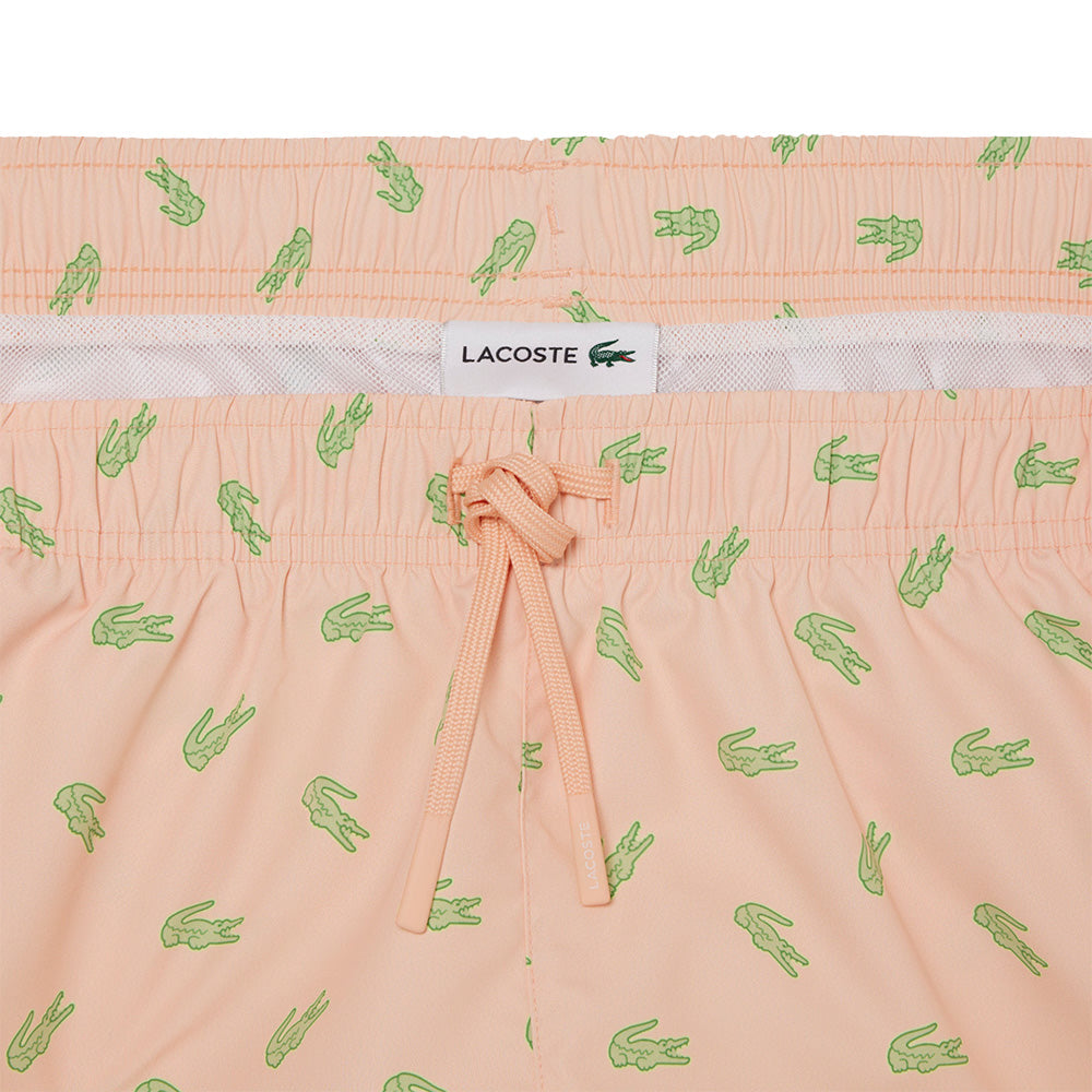 Lacoste Printed Swim Trunks