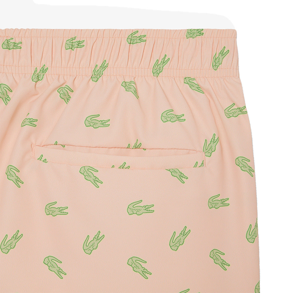 Lacoste Printed Swim Trunks