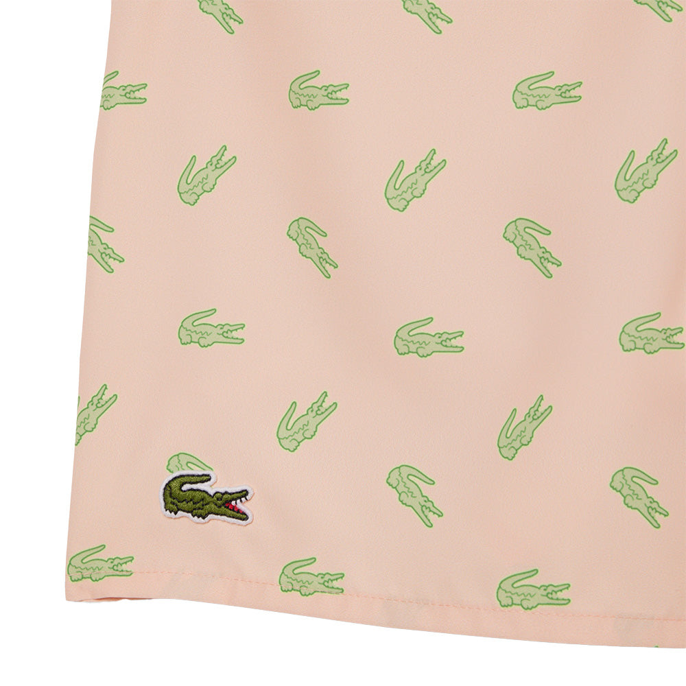 Lacoste Printed Swim Trunks