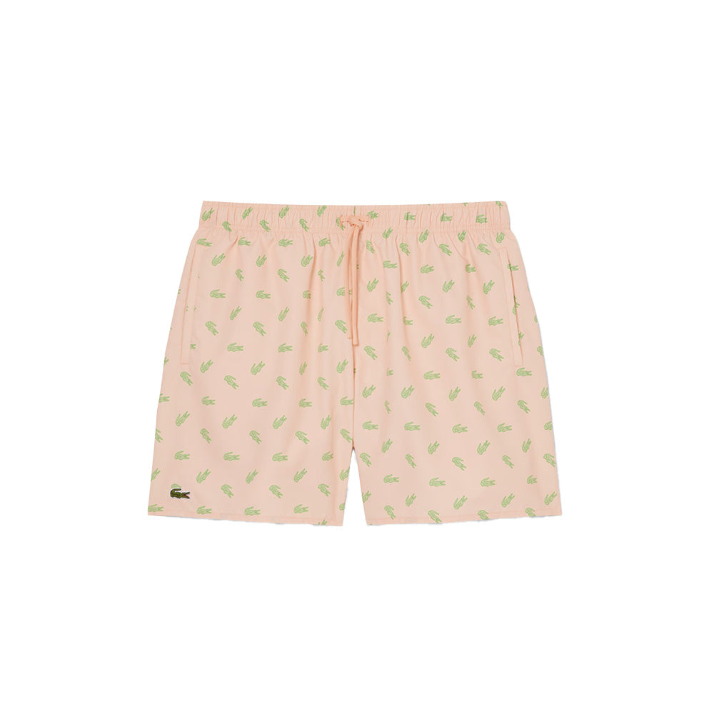 Lacoste Printed Swim Trunks
