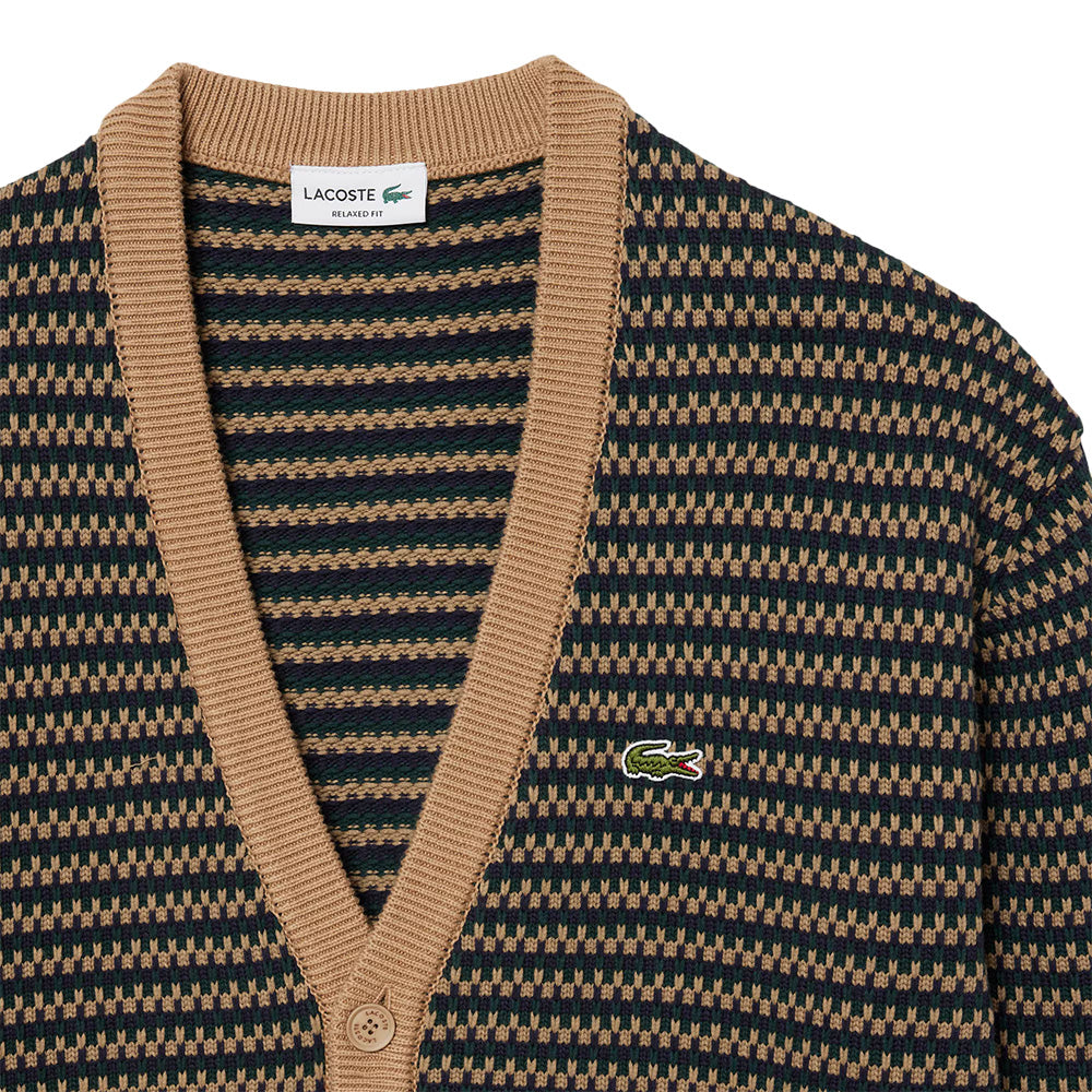 Lacoste Stripe Cardigan