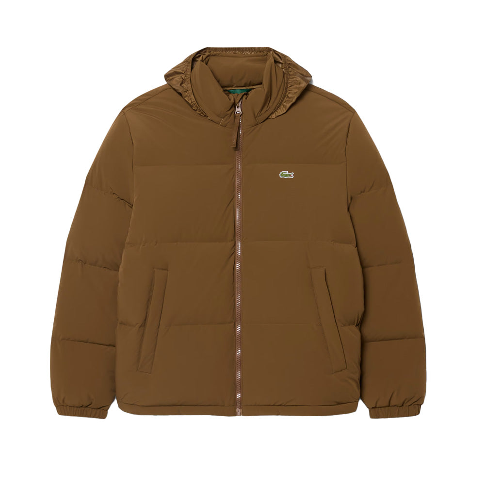 Lacoste Water-Repellent Packable Hood Down Jacket