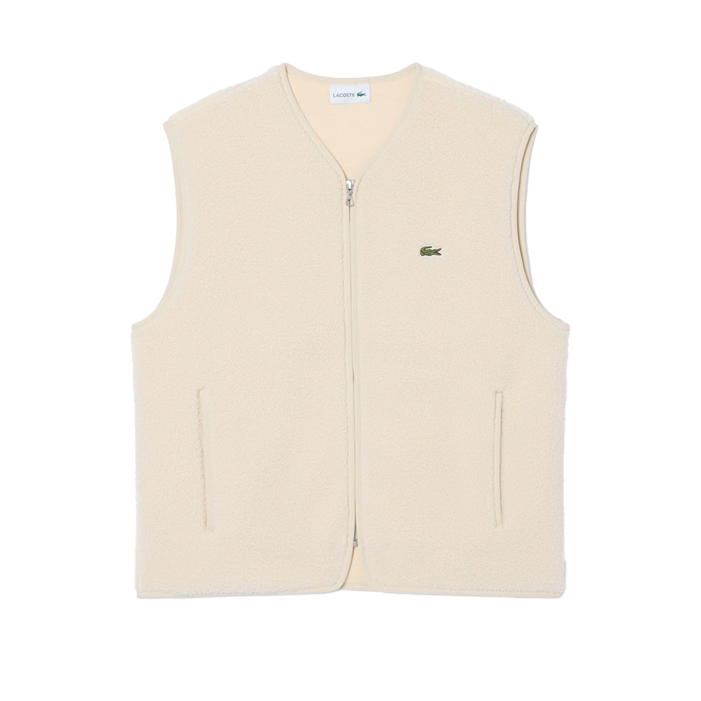 Lacoste Zipped Sherpa Vest
