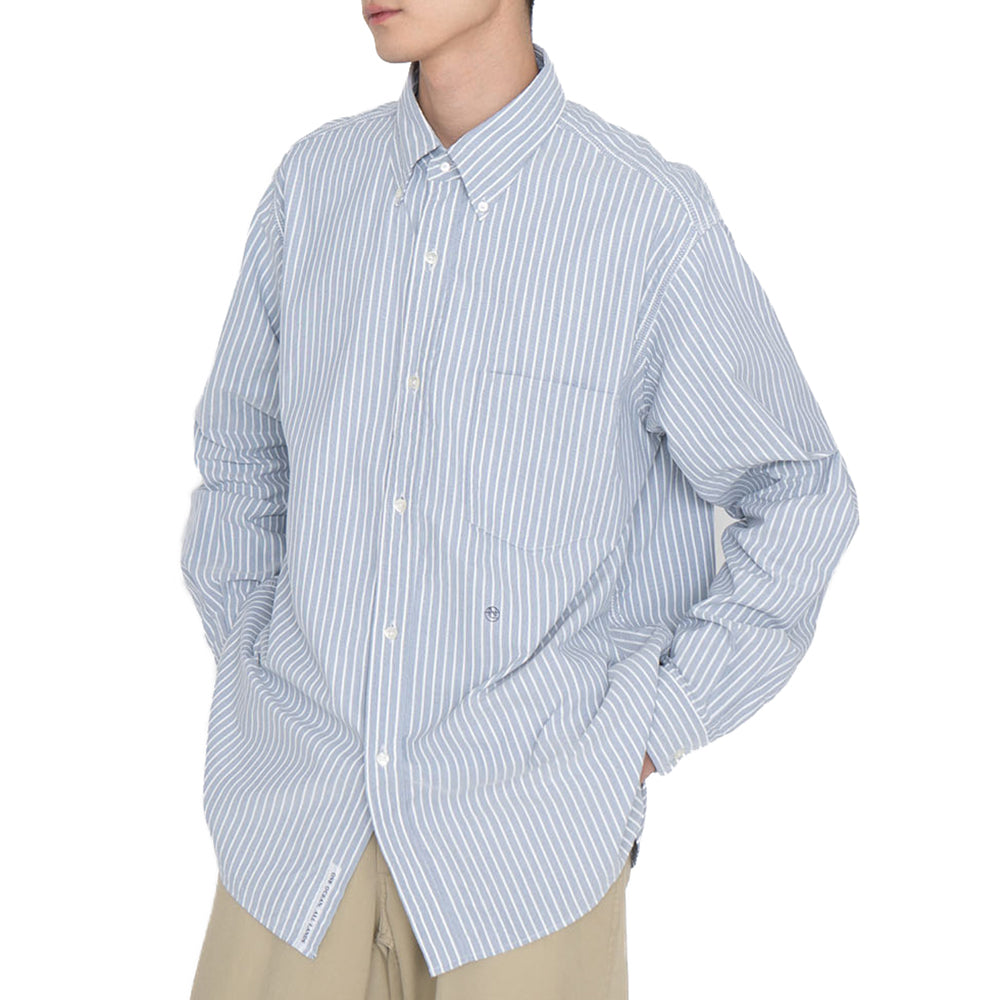 Nanamica Button Down Stripe Wind Shirt