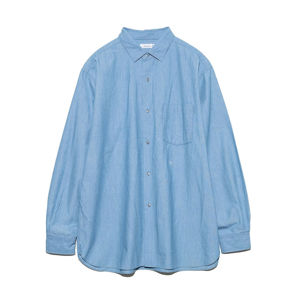 Nanamica Regular Collar Chambray Shirt