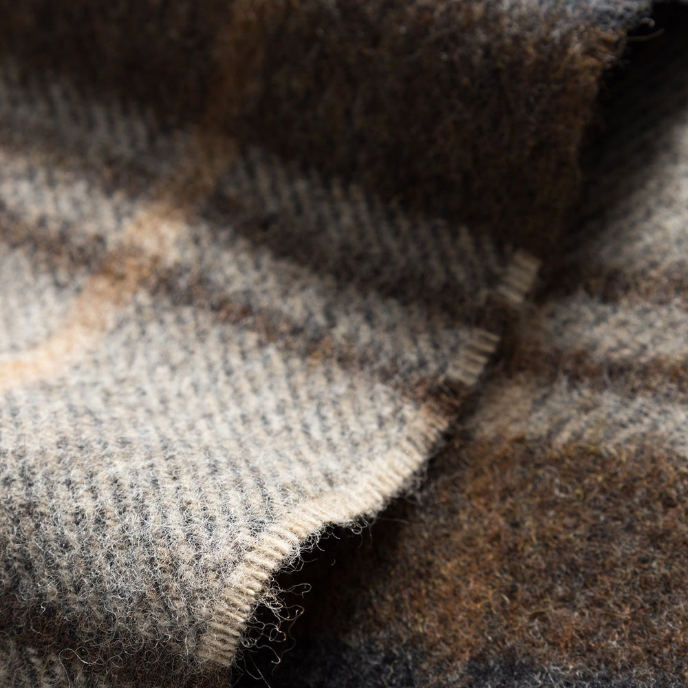 Norse Projects Moon Lambswool Checked Scarf