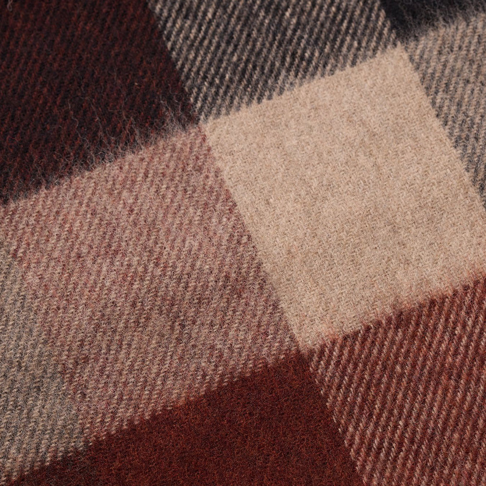 Norse Projects Moon Lambswool Checked Scarf