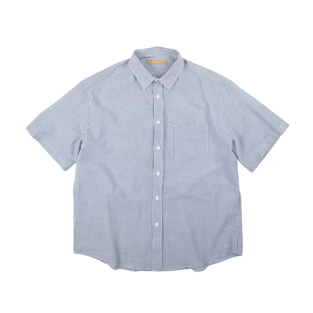 Frizmworks Og Stripe Seersucker Half Shirt