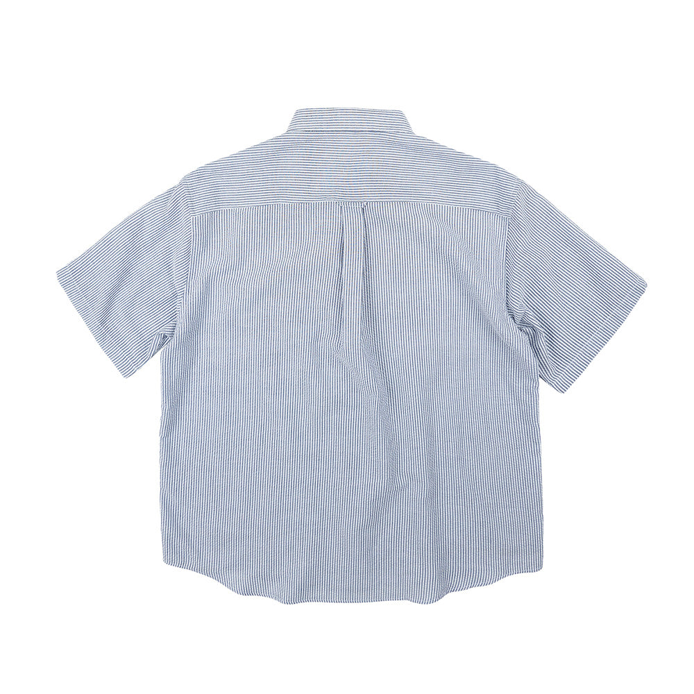 Frizmworks Og Stripe Seersucker Half Shirt