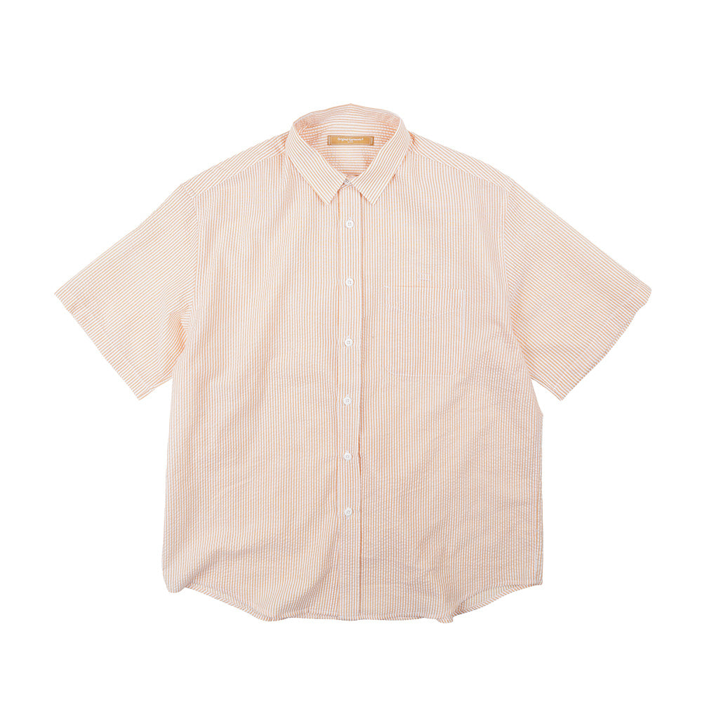 Frizmworks Og Stripe Seersucker Half Shirt