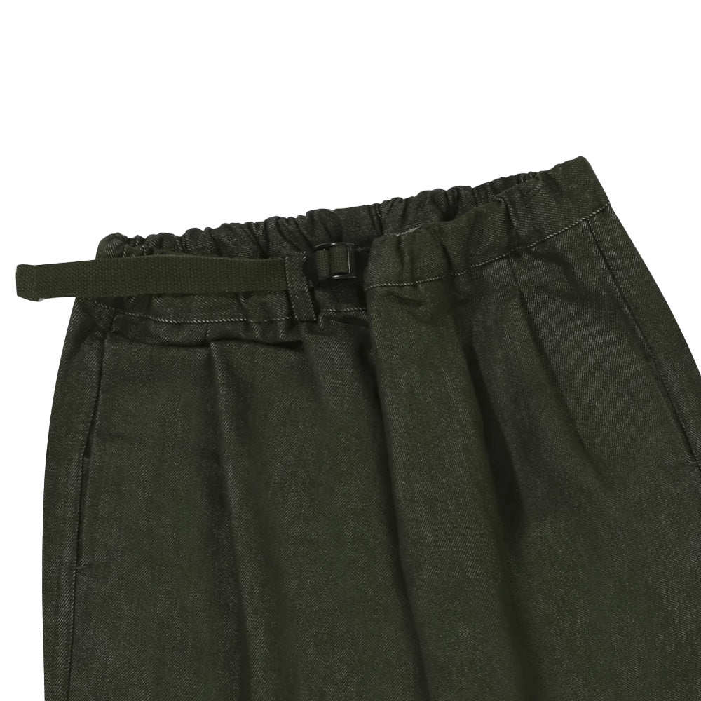 Kappy Design Two Tuck Wide Denim Pants